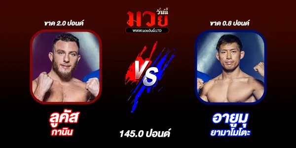 โปรแกรมมวยไทย วันศุกร์ที่ 3 ตุลาคม 2568 