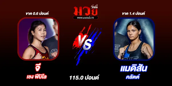 โปรแกรมมวยไทย วันศุกร์ที่ 31 ตุลาคม 2568