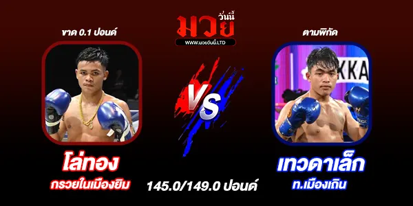 ผลมวย