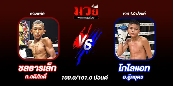 โปรแกรมมวยวันนี้