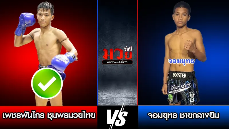 ทีเด็ดมวย ประจำวันจันทร์ที่ 12 มกราคม 2569