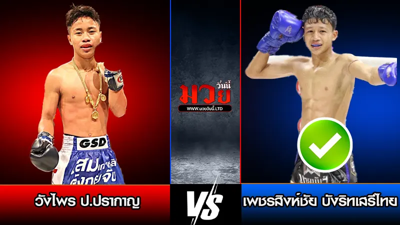 ทีเด็ดมวย ประจำวันอาทิตย์ที่ 25 มกราคม 2569