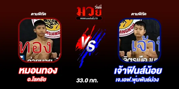 โปรแกรมมวยไทย วันศุกร์ที่ 30 มกราคม 2569