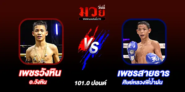 โปรแกรมมวยวันนี้