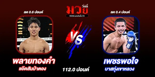 โปรแกรมมวยวันนี้