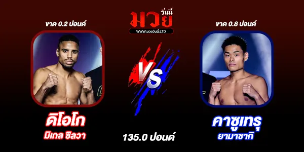 โปรแกรมมวยไทย วันศุกร์ที่ 16 มกราคม 2569