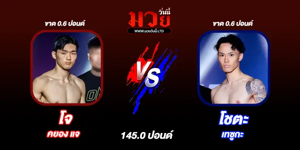 โปรแกรมมวยไทย วันศุกร์ที่ 16 มกราคม 2569