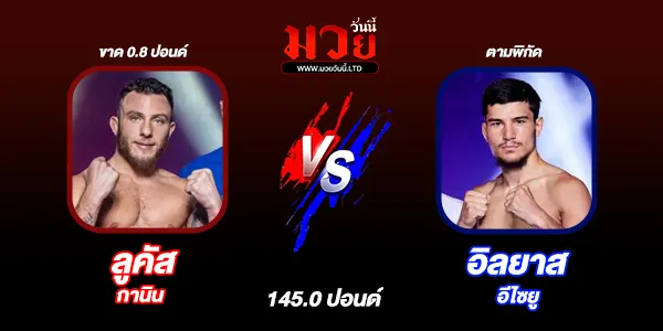 โปรแกรมมวยวันนี้