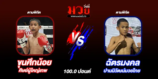 โปรแกรมมวยวันนี้