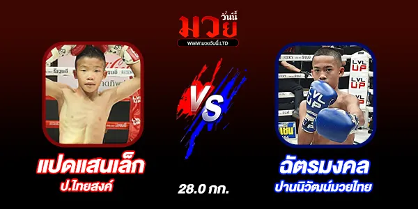 โปรแกรมมวยไทย วันศุกร์ที่ 27 กุมภาพันธ์ 2569