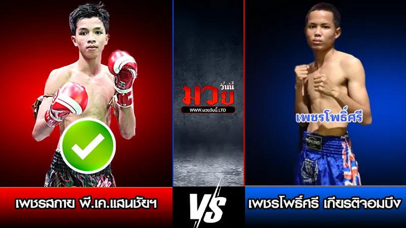 ทีเด็ดมวย ประจำวันเสาร์ที่ 7 กุมภาพันธ์ 2569