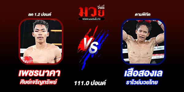 โปรแกรมมวยไทย วันพฤหัสบดีที่ 19 กุมภาพันธ์ 2569