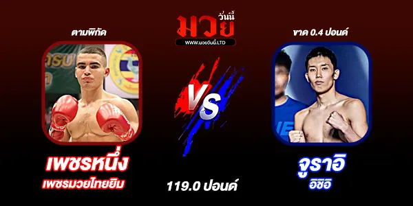 โปรแกรมมวยวันนี้