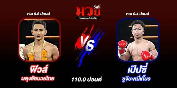 โปรแกรมมวยไทย วันอาทิตย์ที่ 29 มีนาคม 2569
