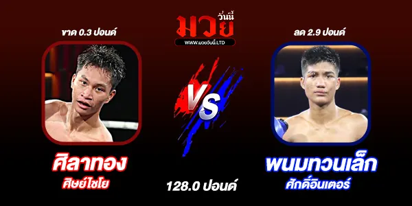 โปรแกรมมวยวันนี้