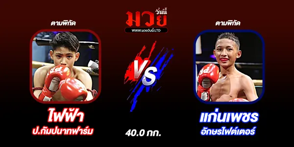 มวยวันนี้