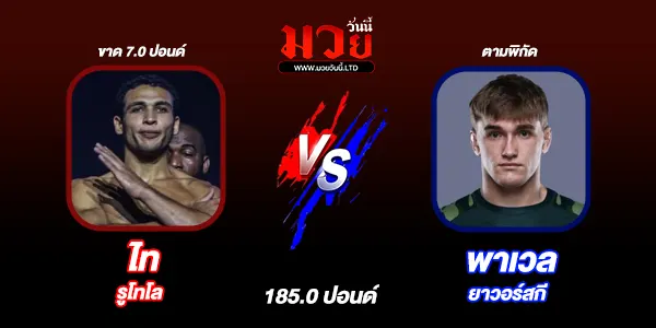 โปรแกรมมวยวันนี้