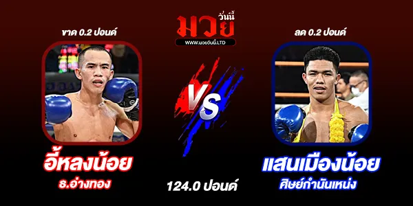 โปรแกรมมวยไทย วันเสาร์ที่ 18 เมษายน 2569 