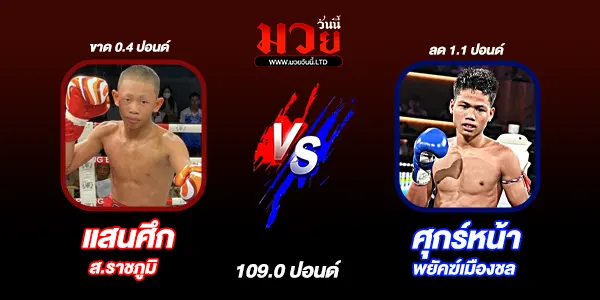 โปรแกรมมวยไทย วันเสาร์ที่ 11 เมษายน 2569